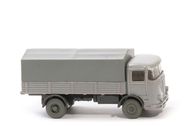 Büssing LU 7 - dunkelsilbergrau / anthrazit, o. Fahrer, CH offen - 474/2d