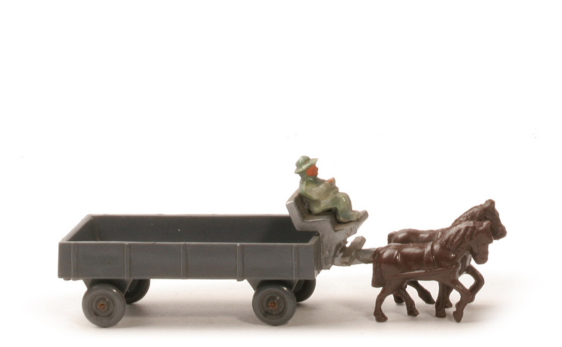 alte Pferdekutsche - basaltgrau, ZH integriert, ohne Deichselrest - 572/6e