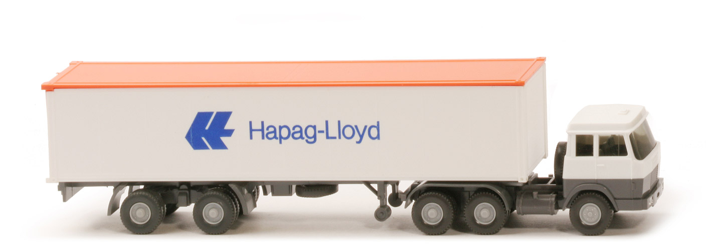 Hanomag-Henschel Container-Sattelzug - Hapag-Lloyd 1 x 40 ft, weiß/basaltgrau - Hapag-Lloyd 4b ?