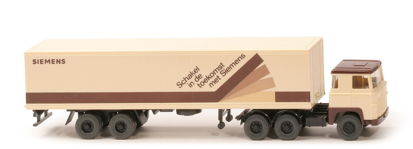 Scania 111  Koffer-Sattelzug - Siemens Niederländische Version 4-zeilig - Siemens (6)