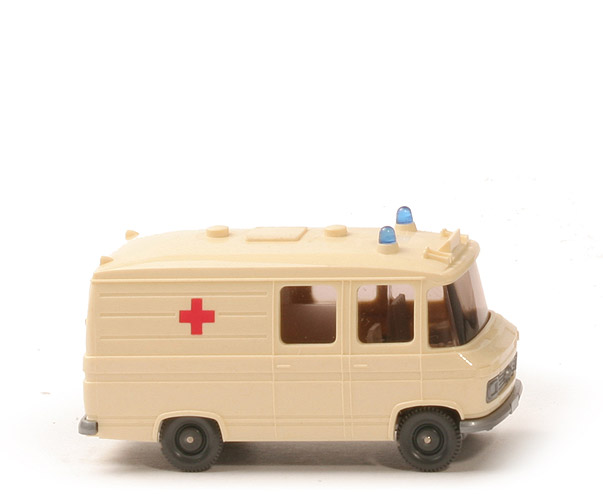 MB L 406 Rettungswagen - creme, mit Fanfaren, mit Lkr - 278/3