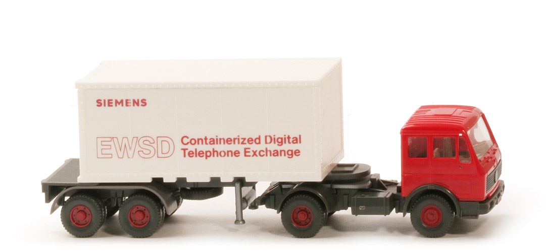 MB 1632 S Container-Sattelzug 20 ft - Siemens EWSD (Serie) - 526/15