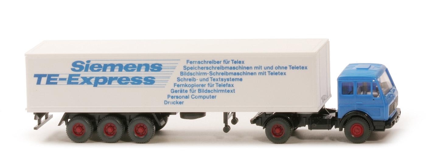 MB 1626 S Koffer-Sattelzug 2/3 - Siemens TE-Express (Kabine mit Spiegelaufnahmen) - Siemens (8)