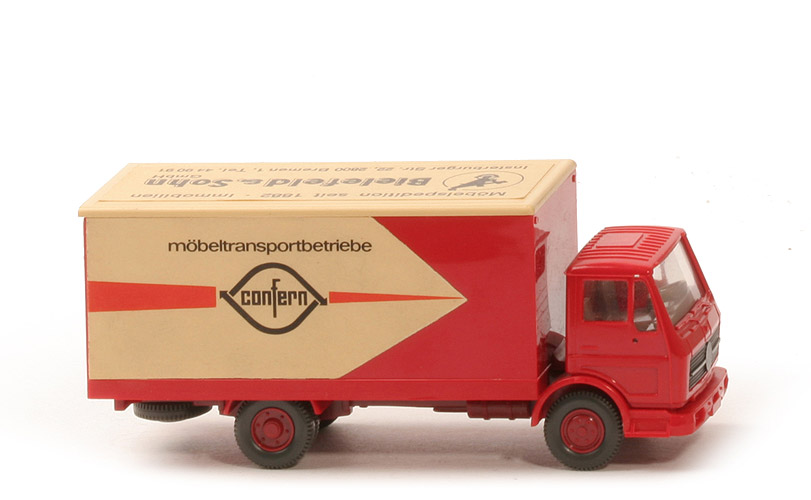 MB 1017 hoher Koffer - Confern, Dachaufkleber "Bielefeld & Sohn" - Bielefeld & Sohn (4) ~