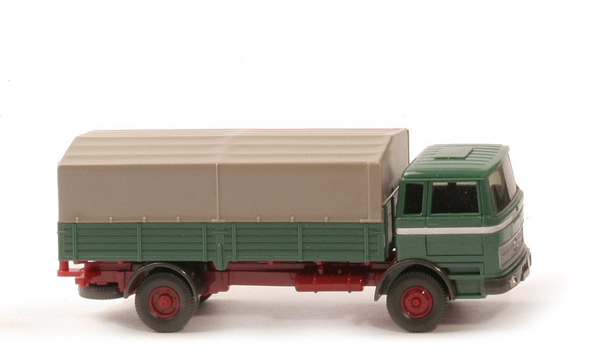 MB LP 1620 Doppelkabine - ~hellpatinagrün / weinrot - 435/1a