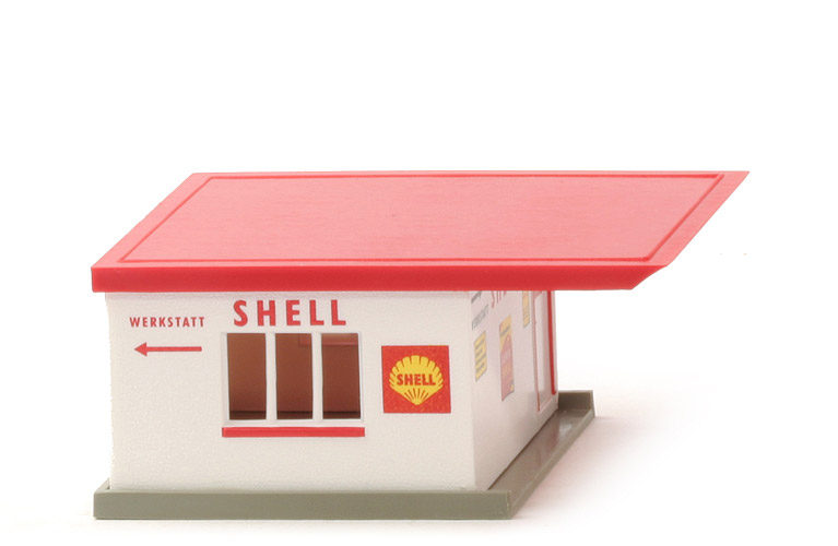 Haus zur Tankstelle (2012 ff.) - Set "Shell – Tankstelle - 1960er Jahre" - nicht erfasst