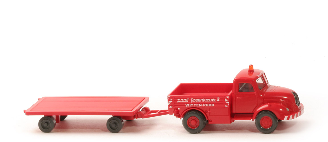 Magirus S 3500 mit Schwerlast-Anhänger (2019) - Rosenkranz - nicht erfasst