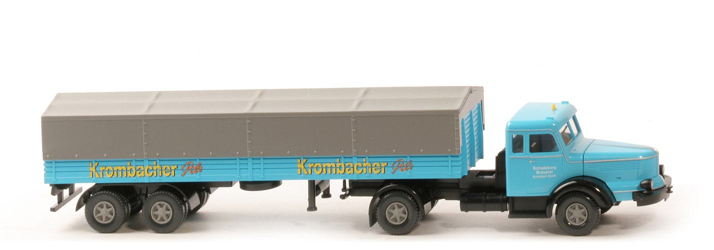 Krupp Titan (neue Form),Pritschen-Sattelzug (2006) - Krombacher - nicht erfasst