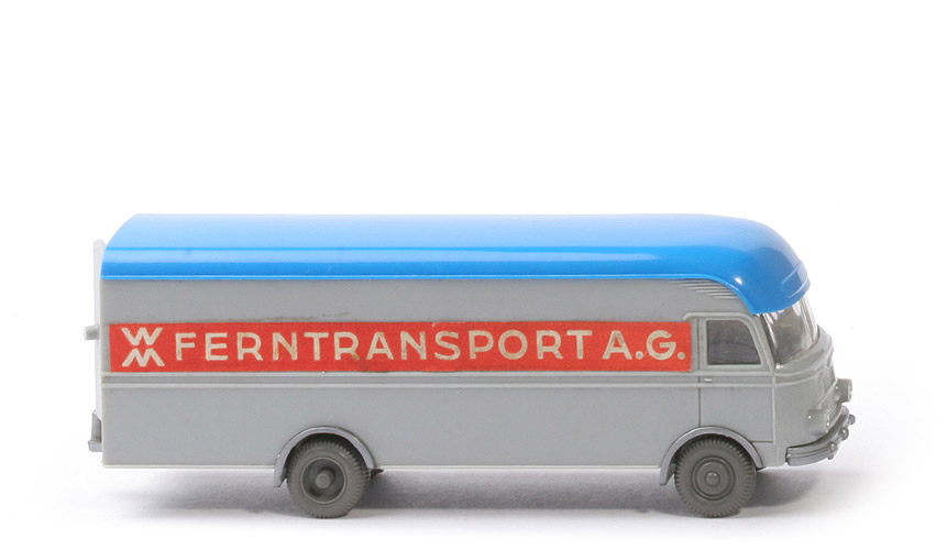 MB LP 312 Großraum-Möbelwagen - WM Ferntransport AG, silbergrau/himmelblau - 500/2a