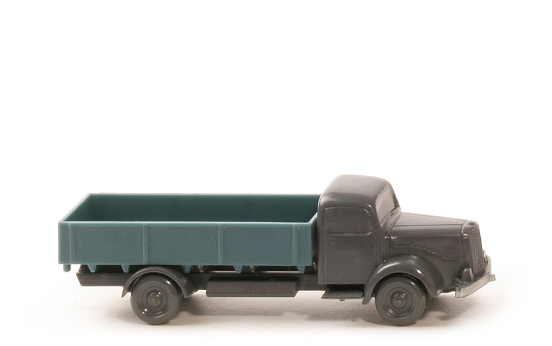 MB L 5000  uv Pritschen-LKW - FH dunkelbasaltgrau, CH, PR mattgraublau - 430/7 ~