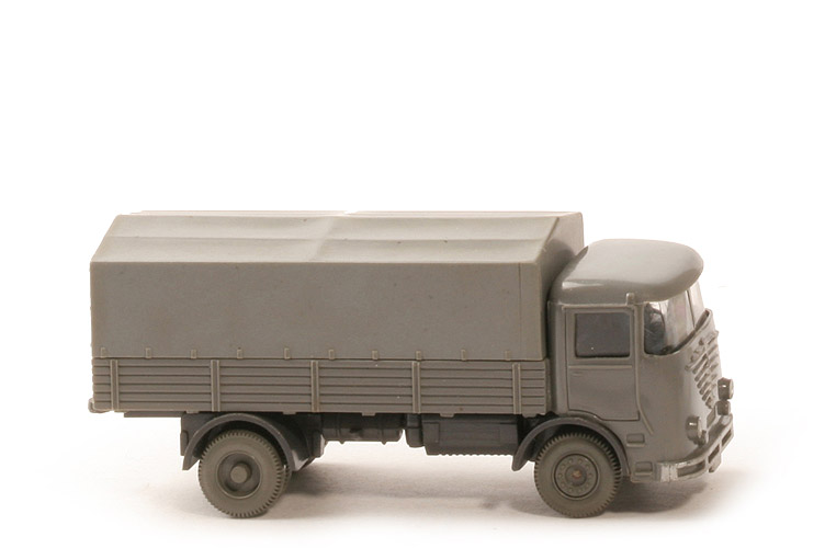 Büssing LU 7 - betongrau / anthrazit, m. Fahrer - 474/1d