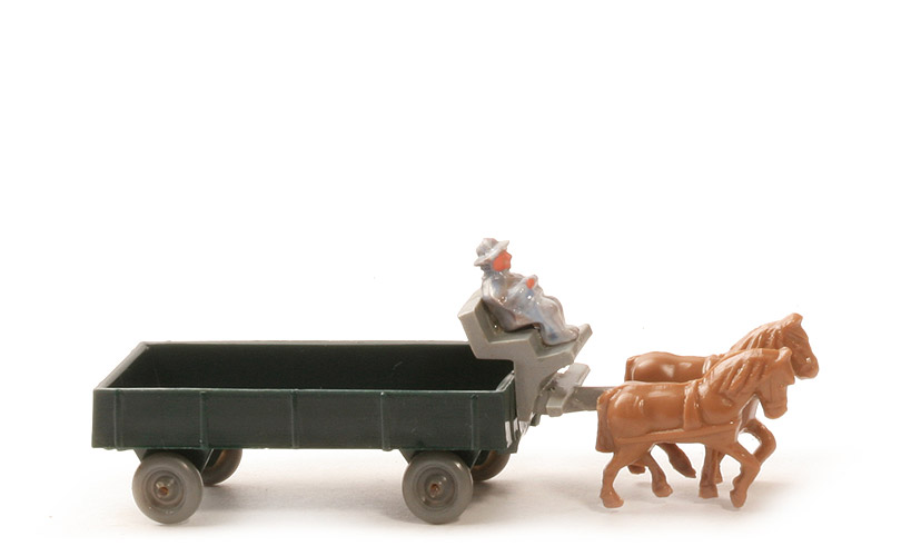 alte Pferdekutsche - schwarzgrün, ZH integriert, Pritschenboden Struktur - 572/5 ?