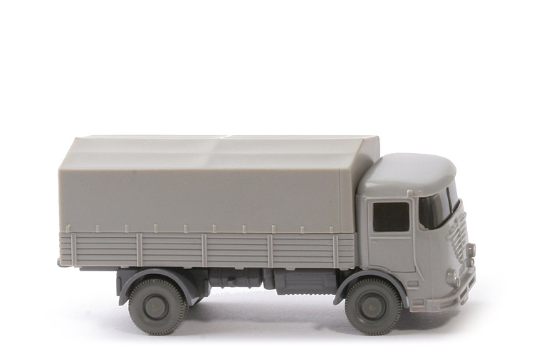 Büssing LU 7 - dunkelsilbergrau / basaltgrau, CH geschlossen, o. Blinker - 474/3l