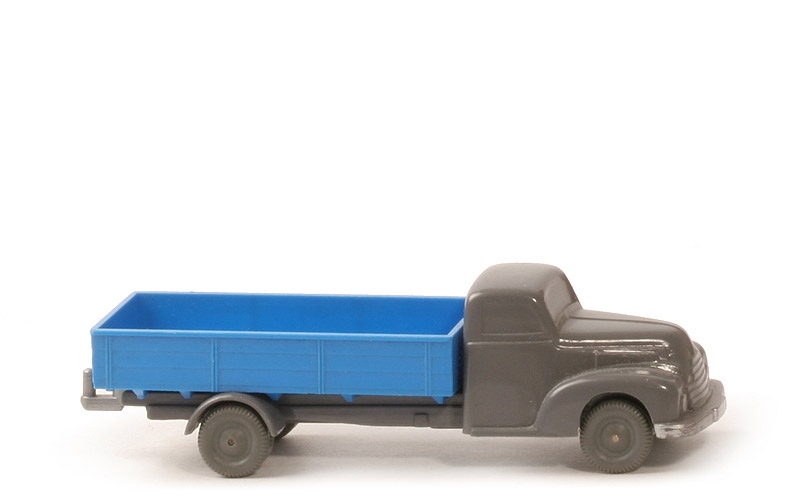 Ford 3500 Pritschen-LKW - FH, CH, basaltgrau, PR himmelblau (Struktur), ZH silbern - 460/6 ~
