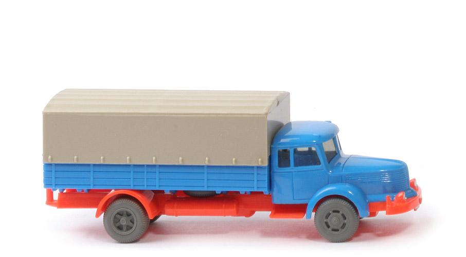 Krupp Titan Pritschen-LKW - FH, PR, himmelblau, CH leuchtorange - 480/3c