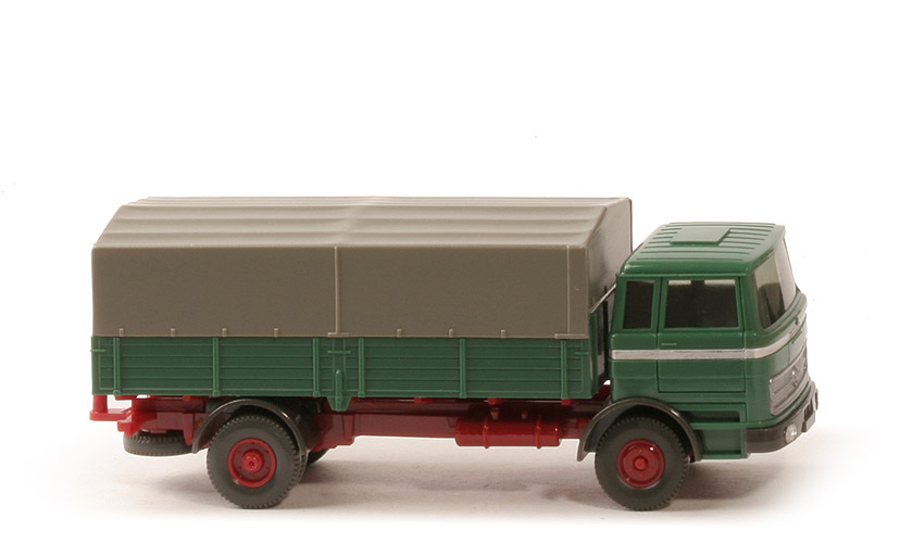 MB LP 1620 Doppelkabine - ~hellpatinagrün / weinrot - 435/1a