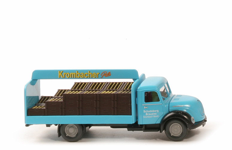 Magirus Merkur Rundhauber Getränke-Lkw (2005) - Krombacher - nicht erfasst