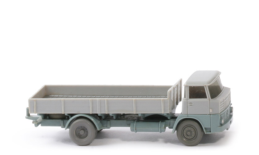 Henschel HS 16 Pritsche - silbergrau / grünblau - 417/1b