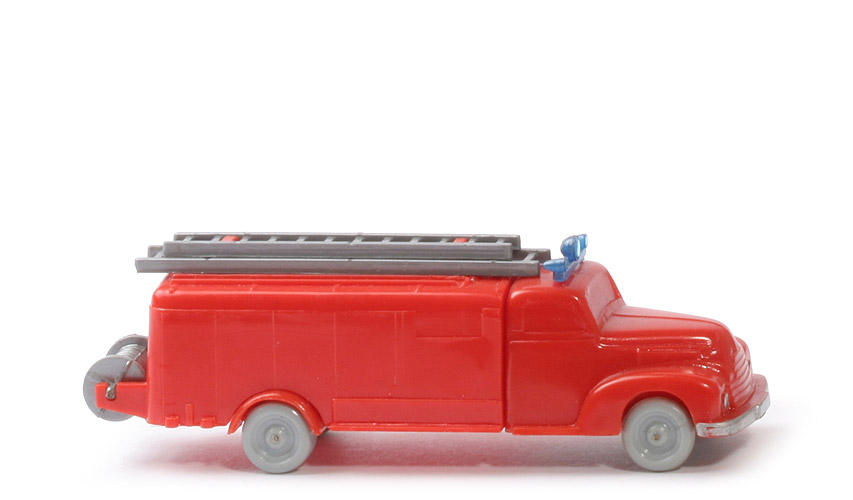 Ford 3500 Alter Spritzenwagen - Blaulichtleiste, Boden geschlossen, FH rot, Aufbau orangerot - 610/13
