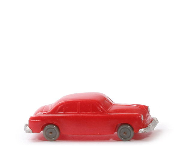 Amerikanische Limousine - rot, mit Naht - 31/2b