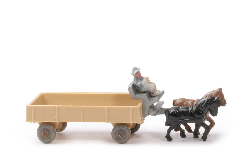alte Pferdekutsche - beige, ZH integriert, Pritschenboden Struktur - 572/5h
