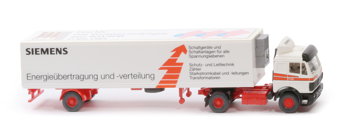 MB 1735 S Koffersattelzug 2/1 - Siemens Energieübertragung - Dachaufkleber US - Siemens (39c)