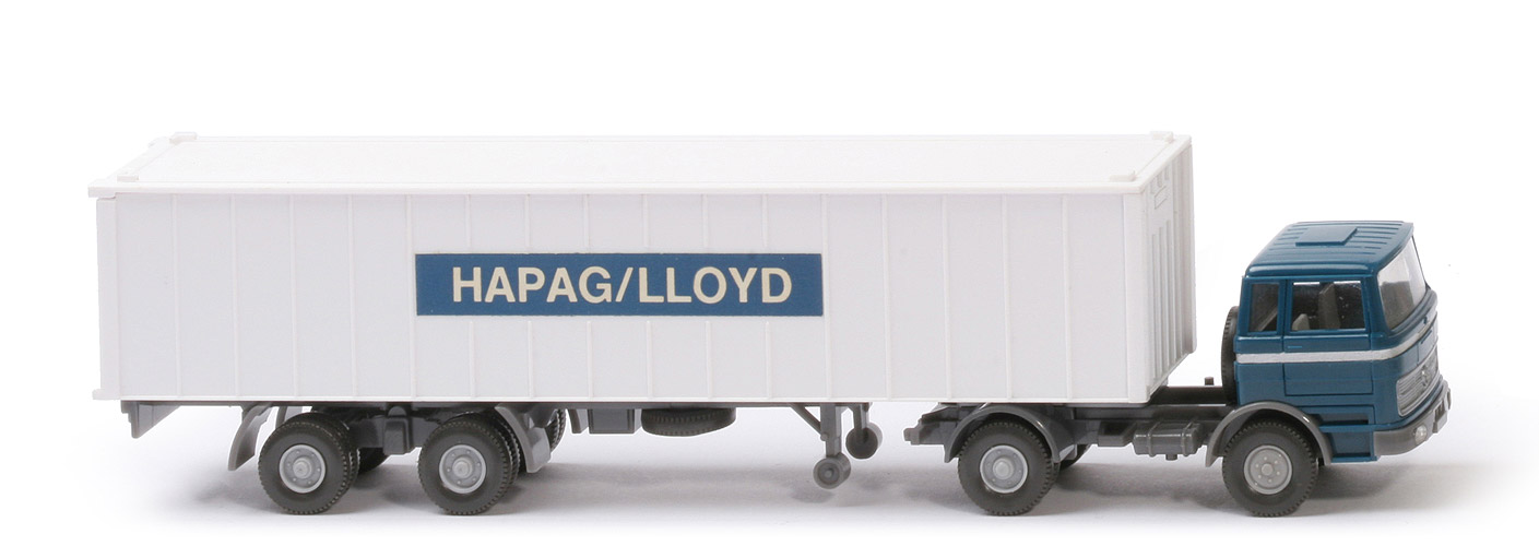 MB LPS 1620 Container-Sattelzug I - Hapag-Lloyd  ozeanblau / staubgrau - 523/2b