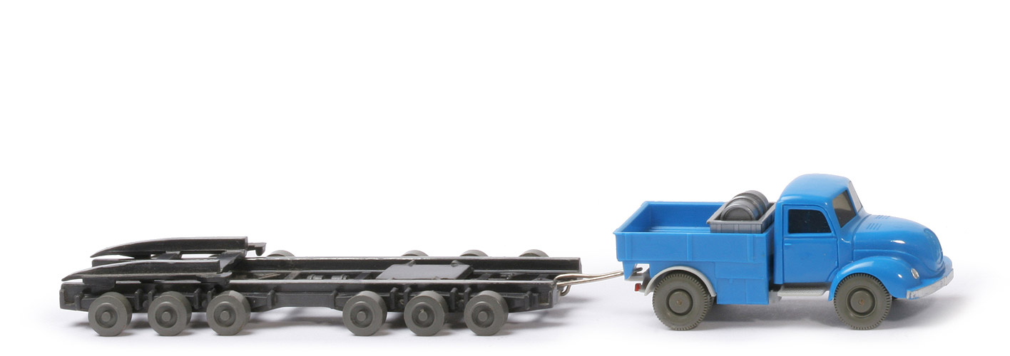 Magirus S 3500 Alter Straßenroller - FH, PR himmelblau, CH silbergrau - 590/6b