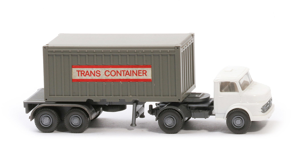 MB LS 1413 Container-Sattelzug 20 ft - Trans Container OT, FH weiß - 526/6