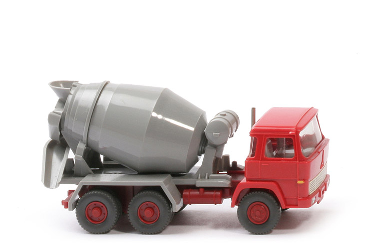 Magirus 260-25 Betontransport - FH, CH rot, Aufbau platingrau - 680/8b