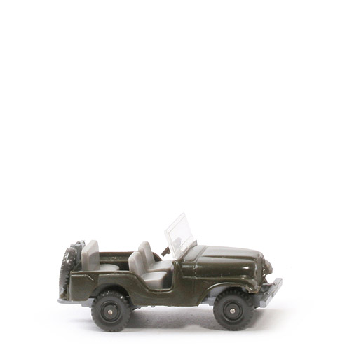 Jeep, Haube gerundet - olivgrün, CH silbern, BP WM, Germany - 11/3c