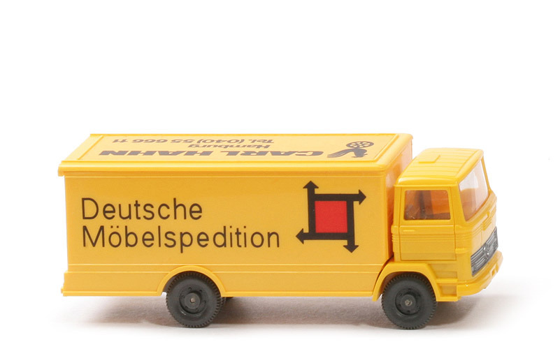 MB LP 1317 flacher Koffer - Deutsche Möbelspedition, Pfeile schmal, Hahn - Deutsche Möbelsped. (1) b