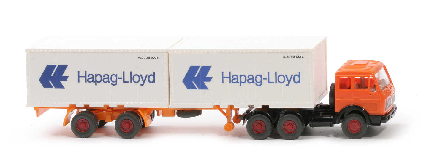 MB 2632 S Container-Sattelzug - Hapag-Lloyd 2 x 20 ft , FH orange - Hapag-Lloyd 6 ?