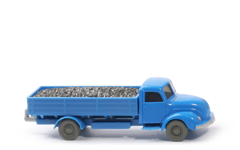 Magirus S 3500 Pritsche - FH himmelblau, PR, CH lichtblau - 420/12a