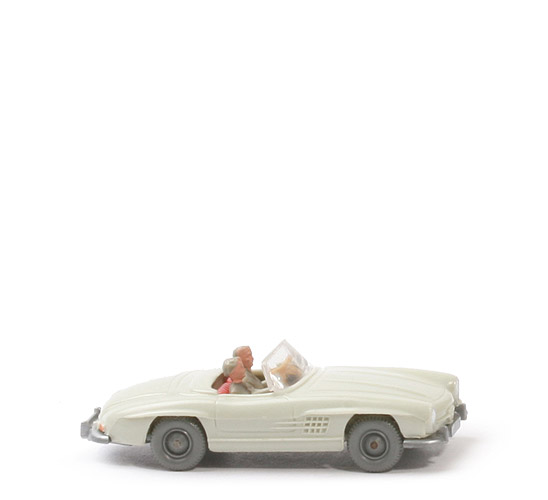 Mercedes 300 SL Cabrio - grünlichbeige - 233/Werbe F