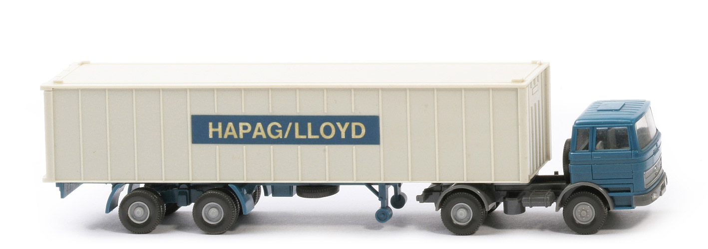 MB LPS 1620 Container-Sattelzug I - Hapag-Lloyd azurblau / basaltgrau - 523/2d