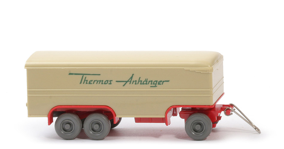Thermos-Anhänger - Aufbau grünbeige, CH rot, BP WM ohne Kreis - 483/5d