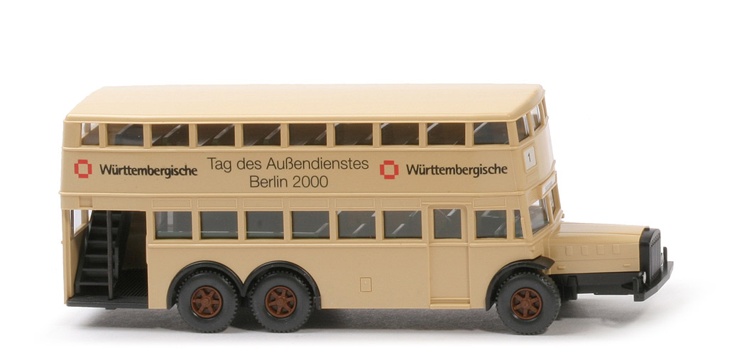 Doppeldecker D 38 - Württembergische: "Tag des Außendienstes ..." - Württembergische /1a