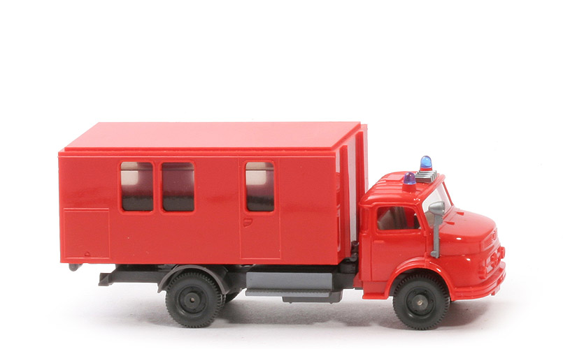 MB L 1413 Wechselpritsche - orangerot, m. Eckfenstern - 629/2b