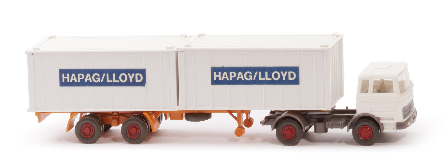 MB LPS 1620 Container-Sattelzug - Hapag-Lloyd weiß / weiß / basaltgrau - Hapag-Lloyd 5?