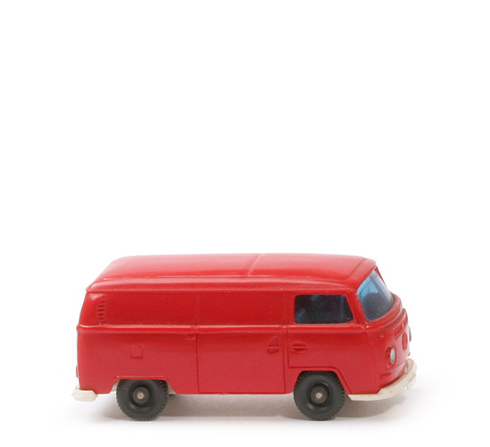 VW T2 Kasten - rot, ohne Sitze - 300/11c