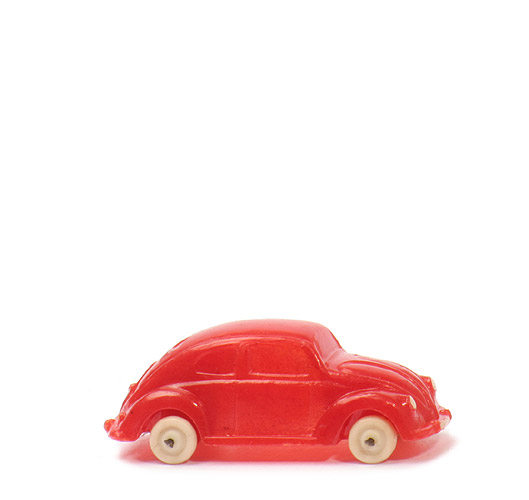 VW Käfer, Brezelkäfer uv - Typ 2, glasig-orangerot - 30/3d