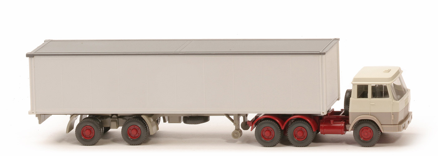 Hanomag-Henschel Container-Sattelzug - Werbemodell für Henschel - unbeschriftet - nicht erfasst