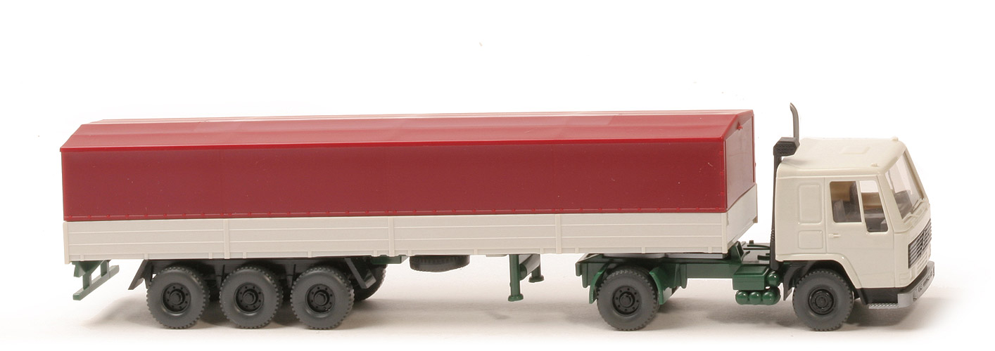Volvo FL 10  Pritschensattelzug - grauweiß / laubgrün - 519/5 ~