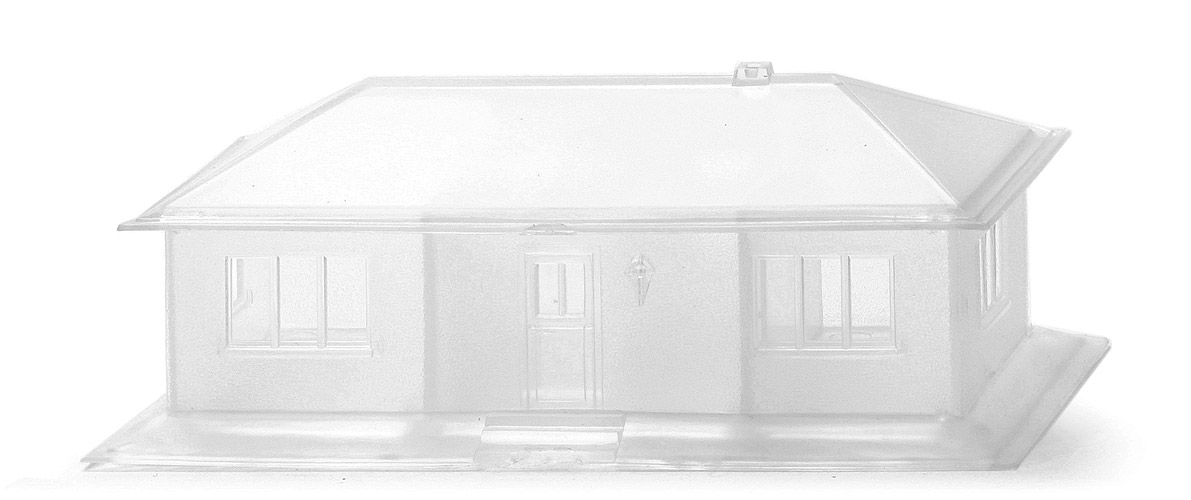 Landhaus ohne Einrichtung - alle Teile klartransparent - 1120/6 ~