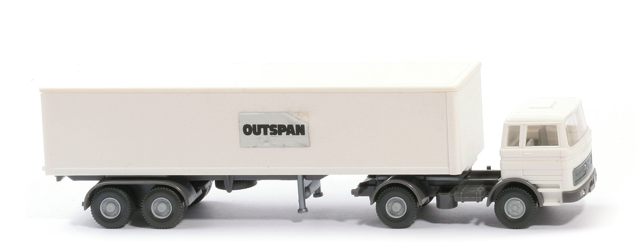 MB LPS 1620 Koffer-Sattelzug - ZM weiß/basaltgrau, ohne Kühlaggregat - 528/7a Vors. ~