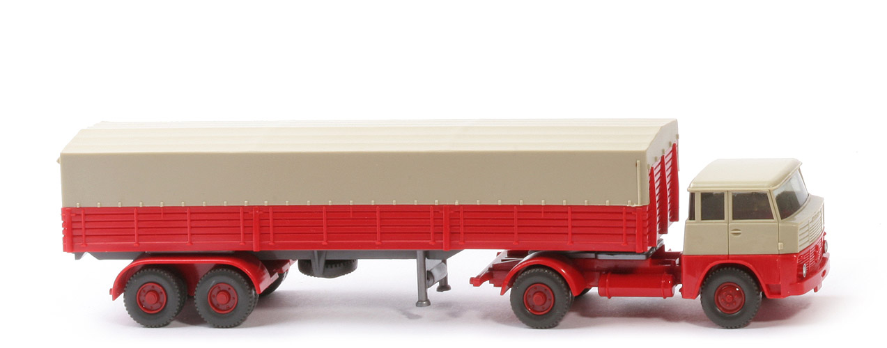 Henschel HS 14 Pritschen Sattelzug - Bolzen stark - Aufl. rot - 514/7?