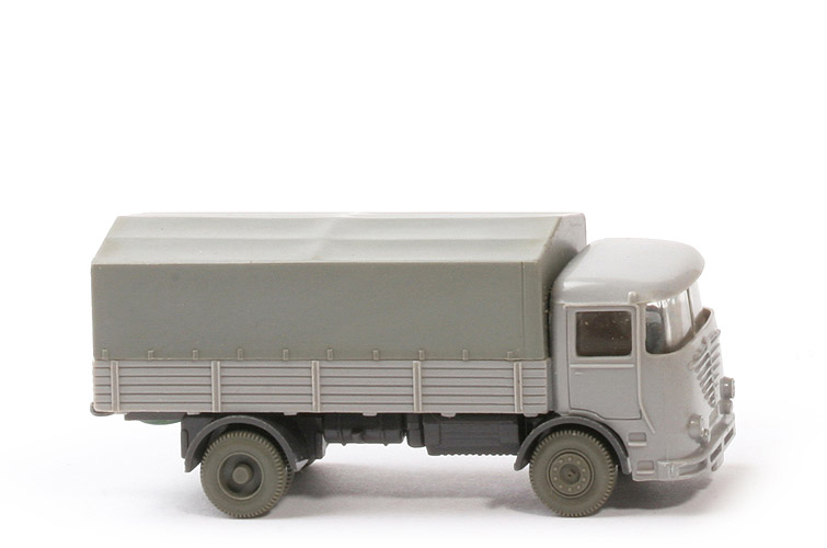 Büssing LU 7 - dunkelsilbergrau / anthrazit, m. Fahrer - 474/1g