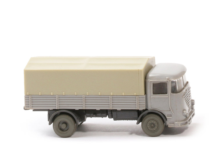 Büssing LU 7 - dunkelsilbergrau / anthrazit, m. Fahrer - 474/1g