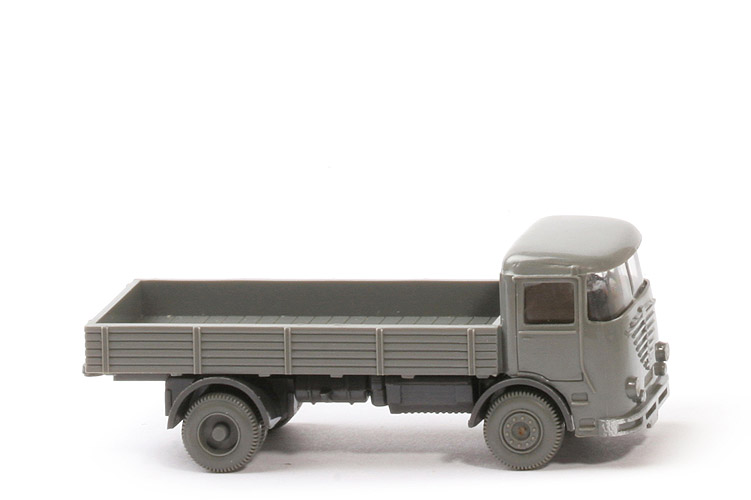 Büssing LU 7 - betongrau / anthrazit, m. Fahrer, Rivarossi - 474/1d